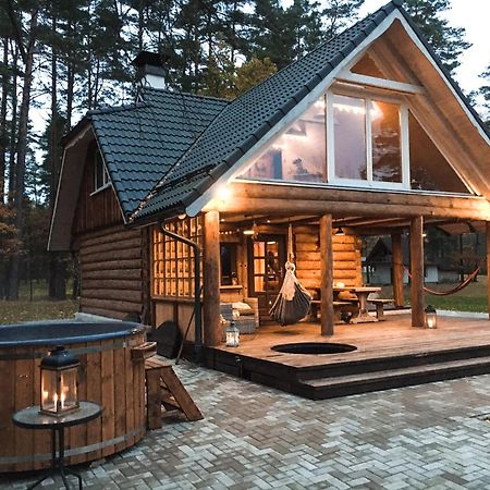 "Gaujmale" Sauna House In Nature Laukbeitini Exterior foto