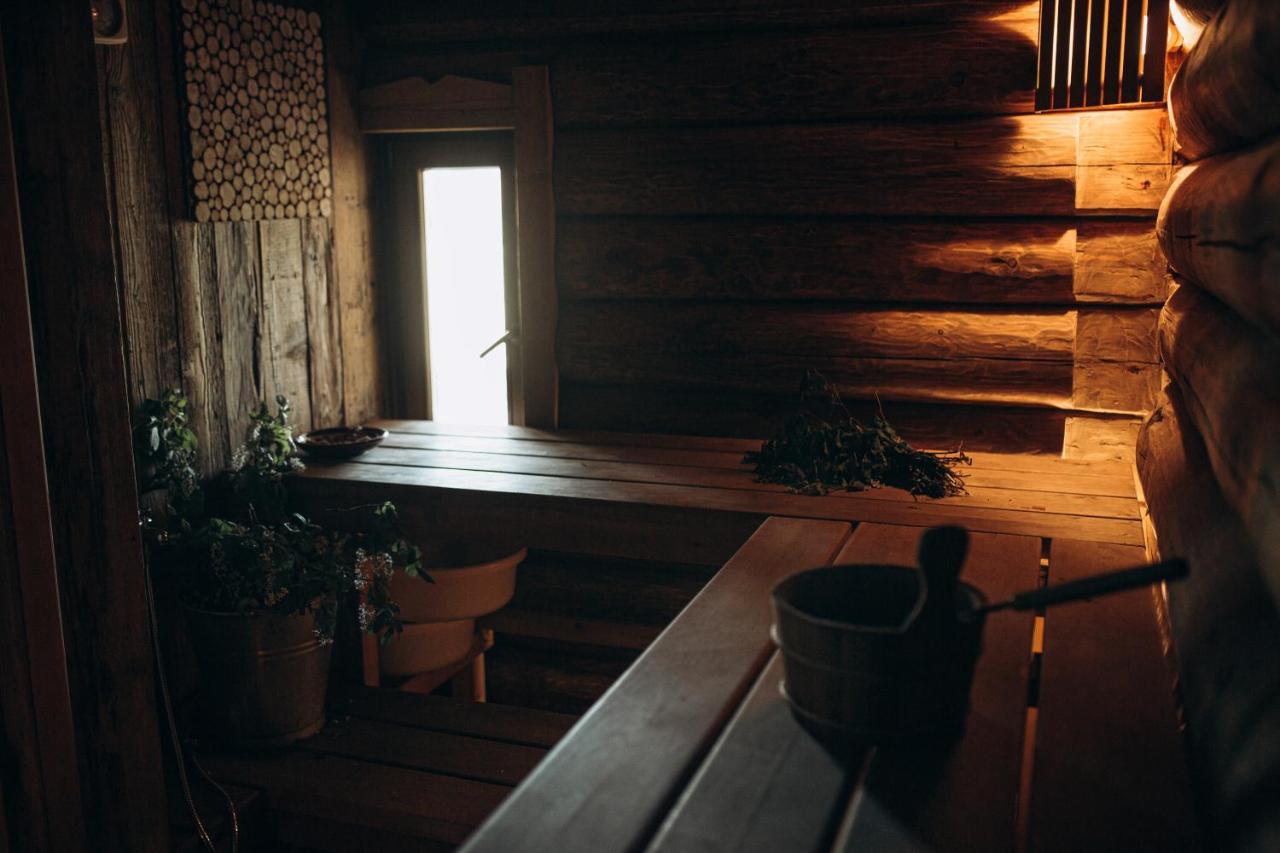 "Gaujmale" Sauna House In Nature Laukbeitini Exterior foto